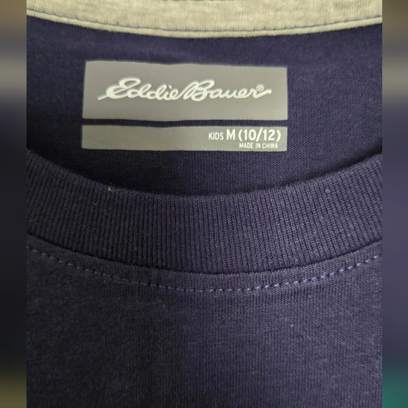 Eddie Bauer Boys Long Sleeve Shirt Sz 10/12 - Picture 3 of 5